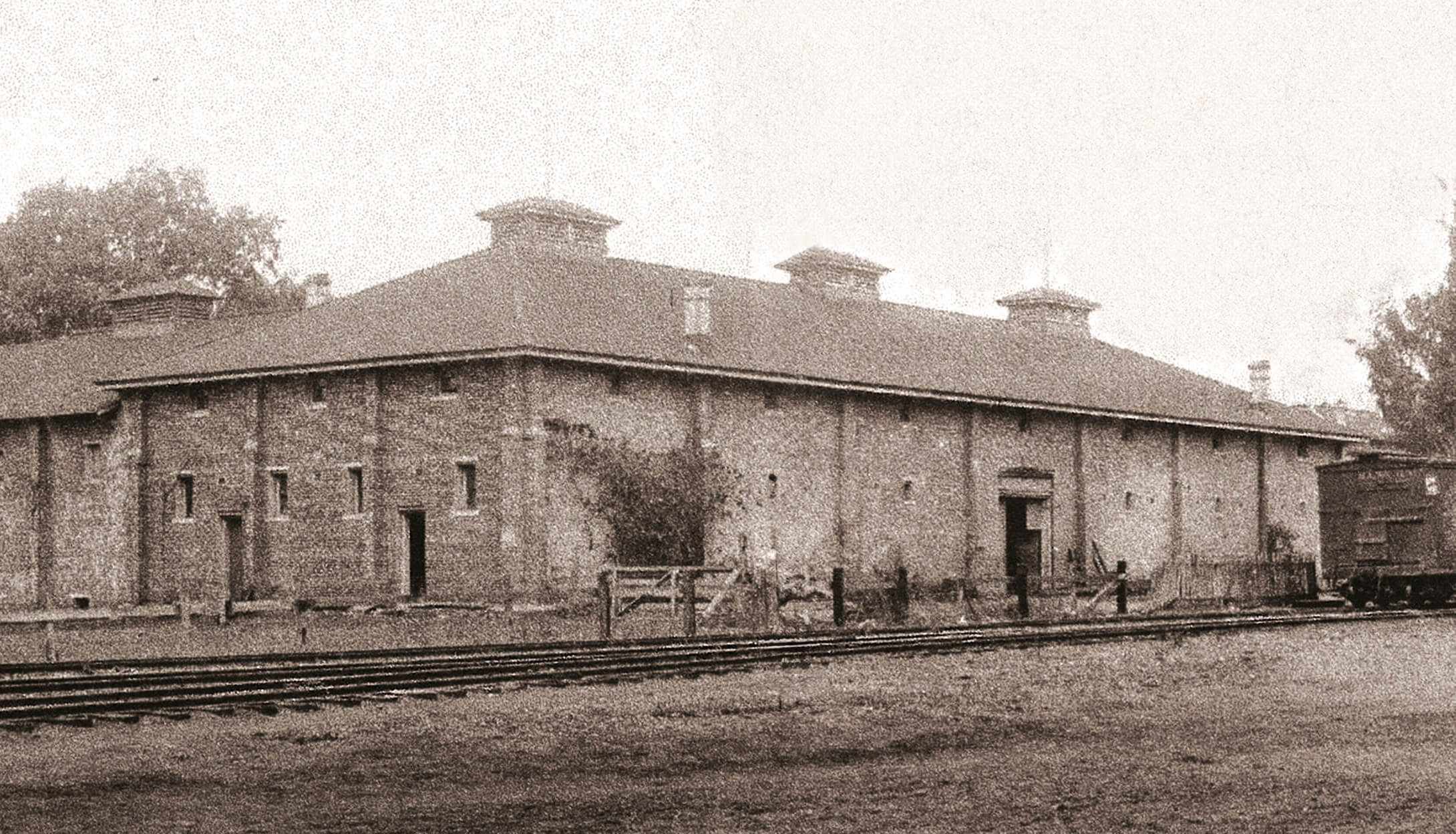 The winery building at Estate Yountville, built in 1870.